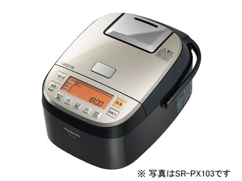 画像1: Panasonic おどり炊き 可変圧力IHジャー炊飯器 10合 ステンレスブラック SR-PX183-K (1)