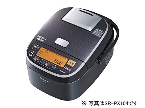 画像1: Panasonic おどり炊き×エコナビ 可変圧力IHジャー炊飯器 10合 ステンレスブラック SR-PX184-K (1)