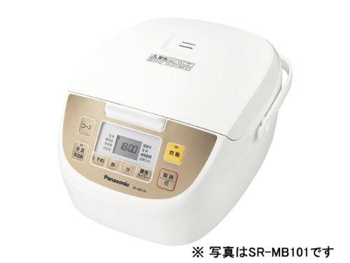 画像1: Panasonic　電子ジャー炊飯器　10合　ホワイト　SR-MB181-W (1)